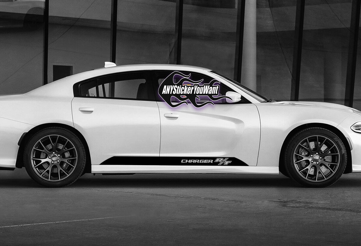 Dodge Charger R/T Rocker Panel StripeVinyl Decal Stickers