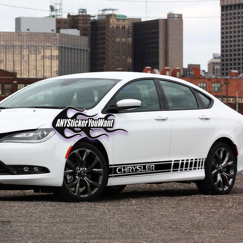 Chrysler Rocker Panel Strobe Stripe Decal Sticker