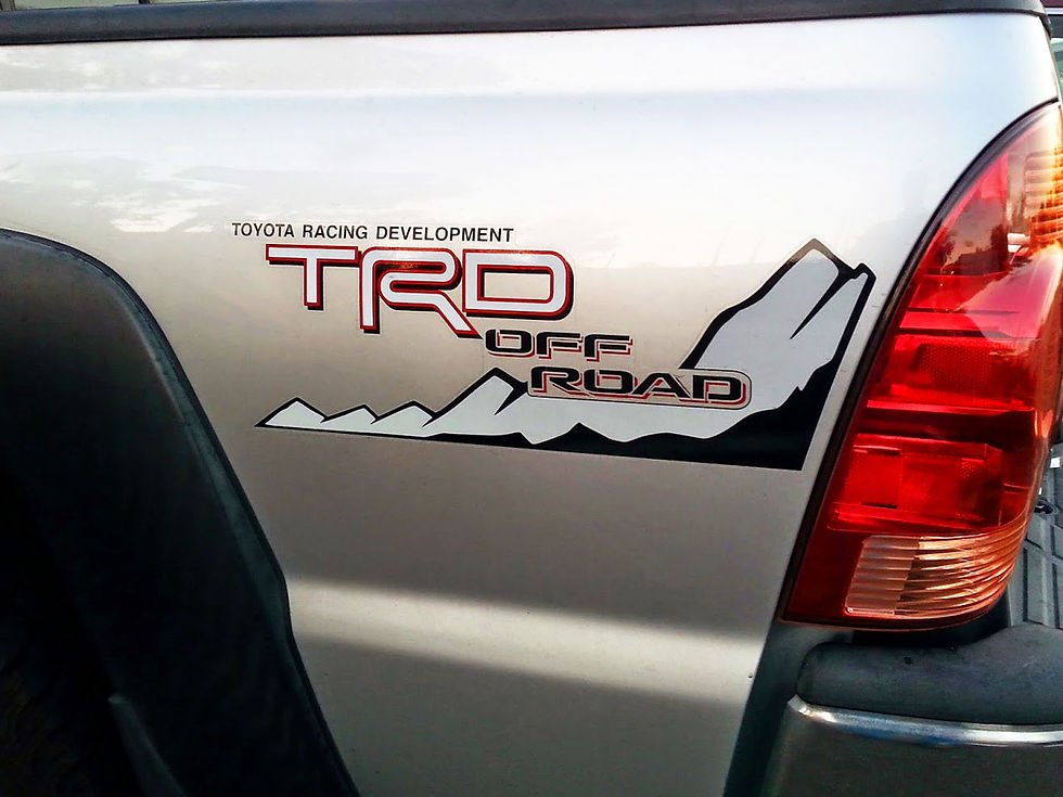 TRD Toyota Racing Development Off Road Mountain Vinyl Decal Sticker 90