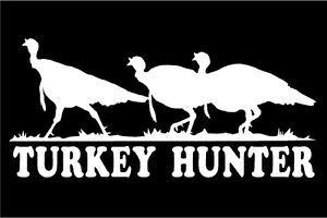 Turkey Hunter Hens TURKEY Hunting Window Decal Sticker