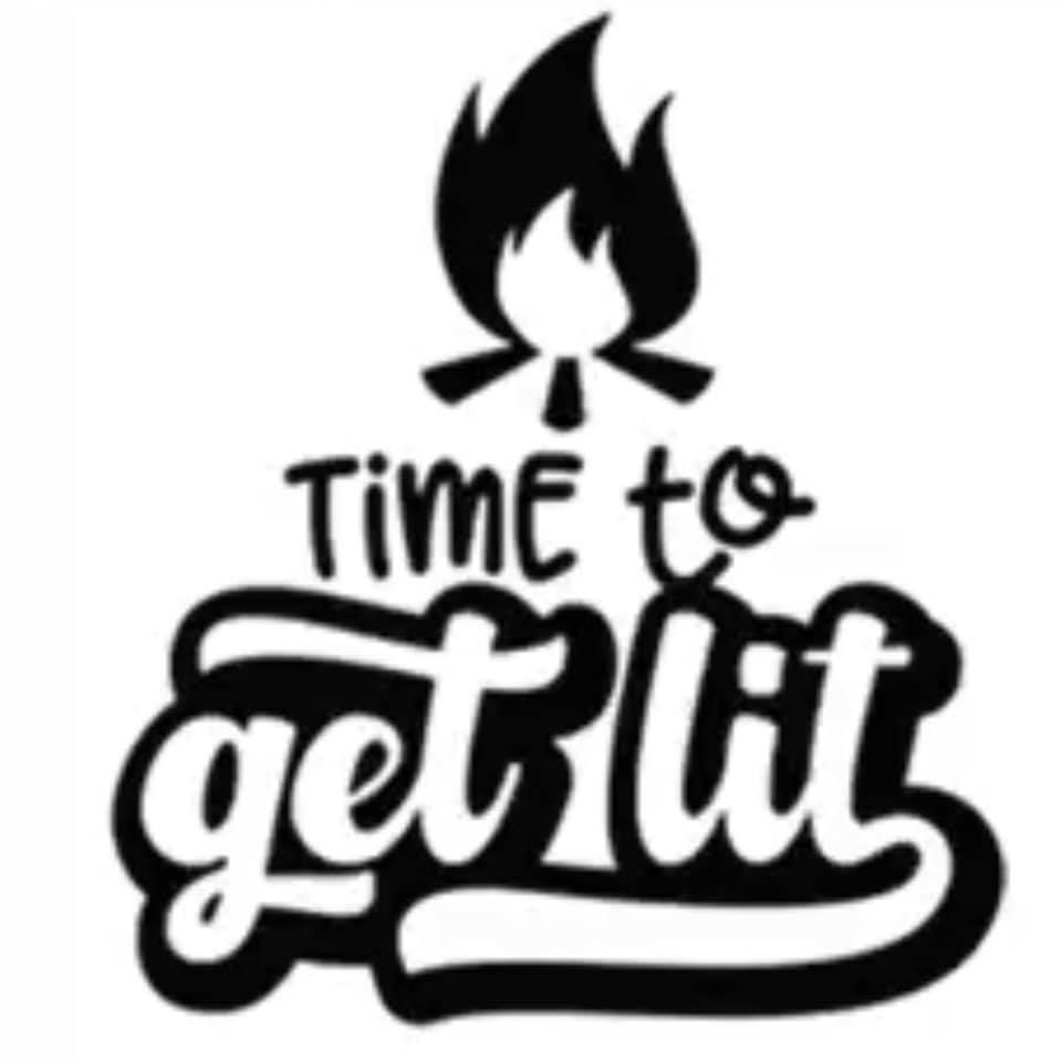 Campfire Time to Get LIT Decal Sticker 4