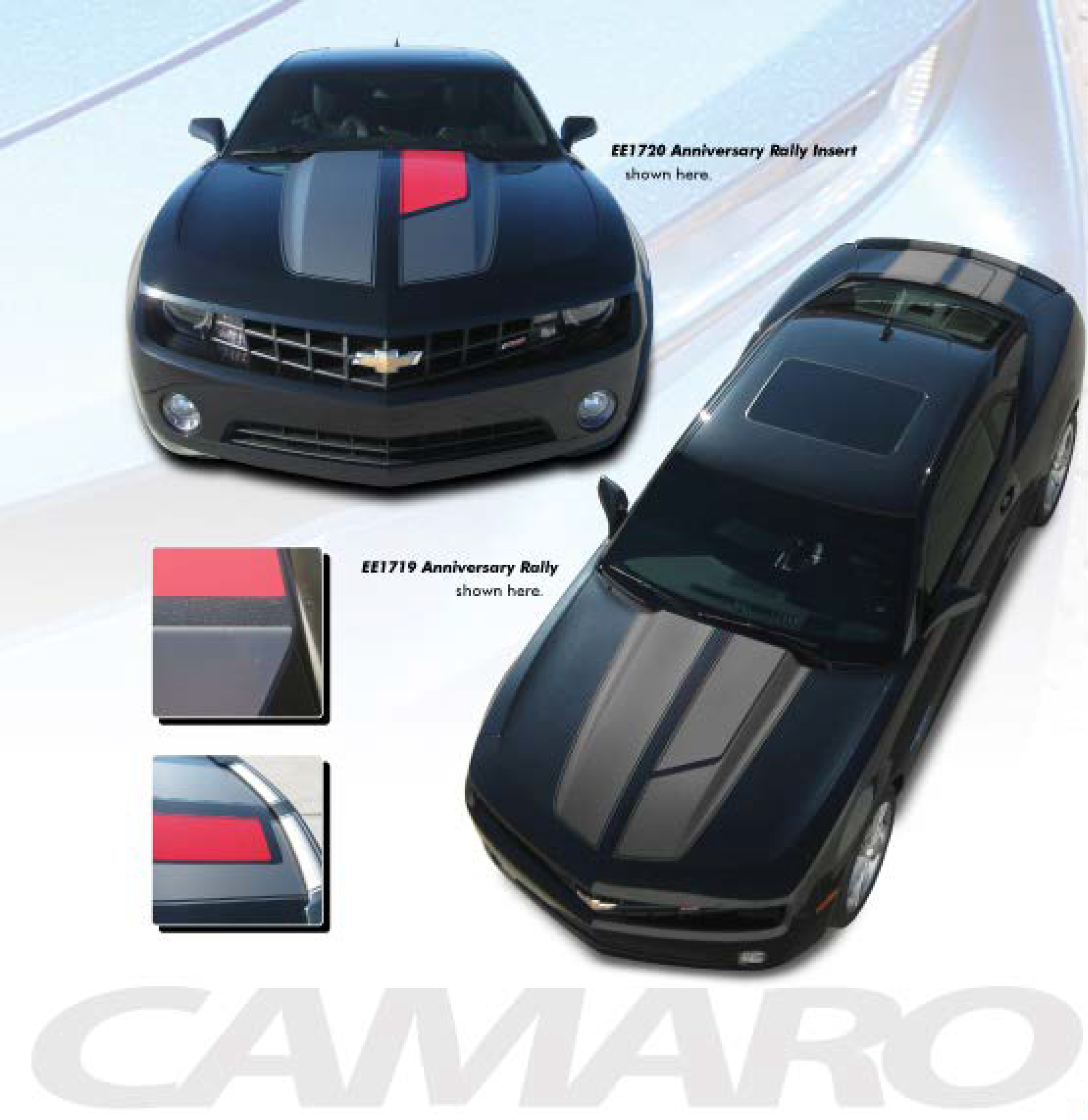 Chevy Camaro ANNIVERSARY RALLY Vinyl Decal Sticker