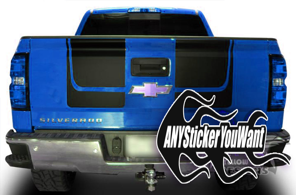 Chevy Chevrolet Silverado Double Rally Pinstripe Decal Sticker 2