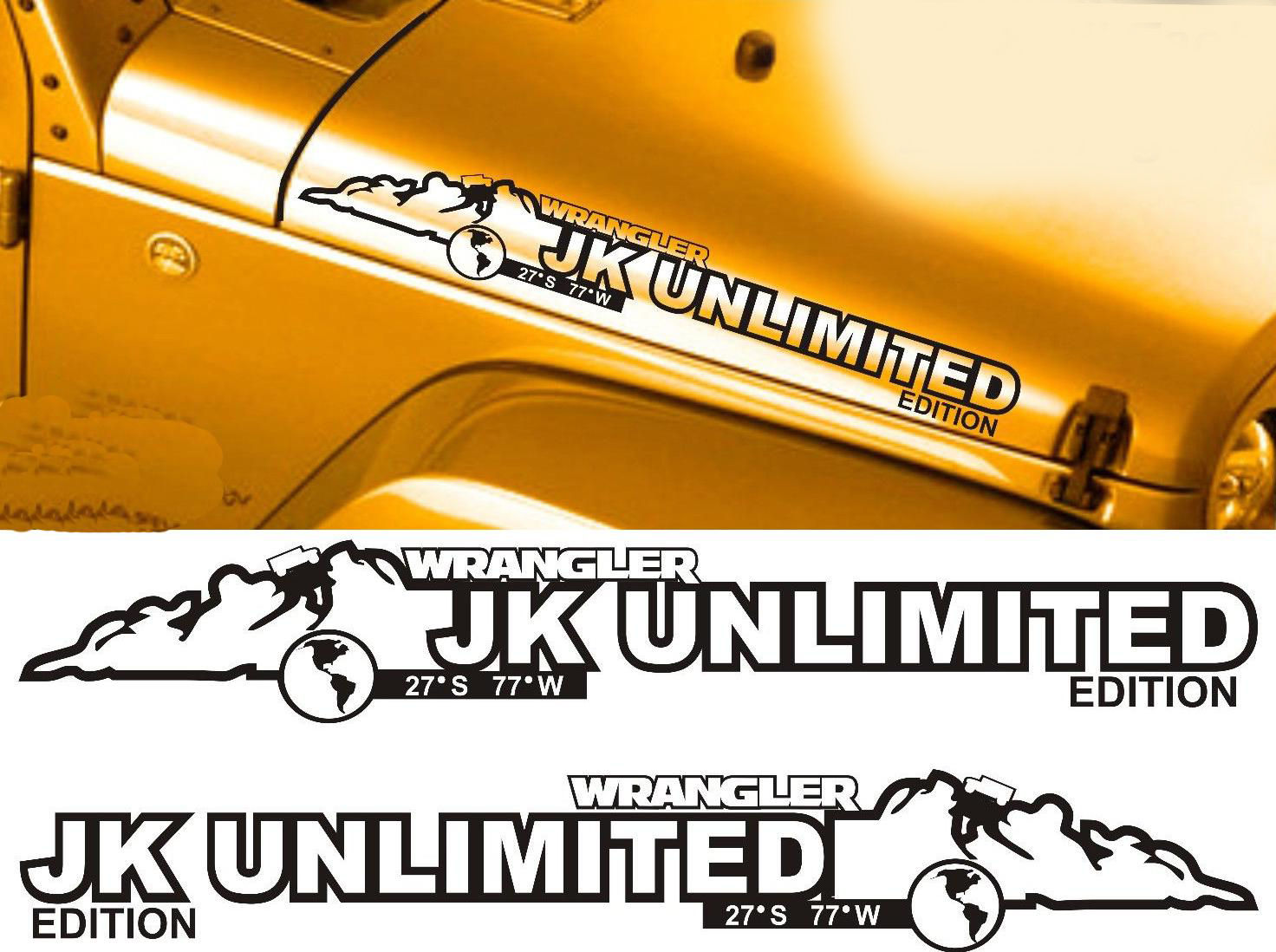 Jeep Wrangler JK UNLIMITED Decal Sticker