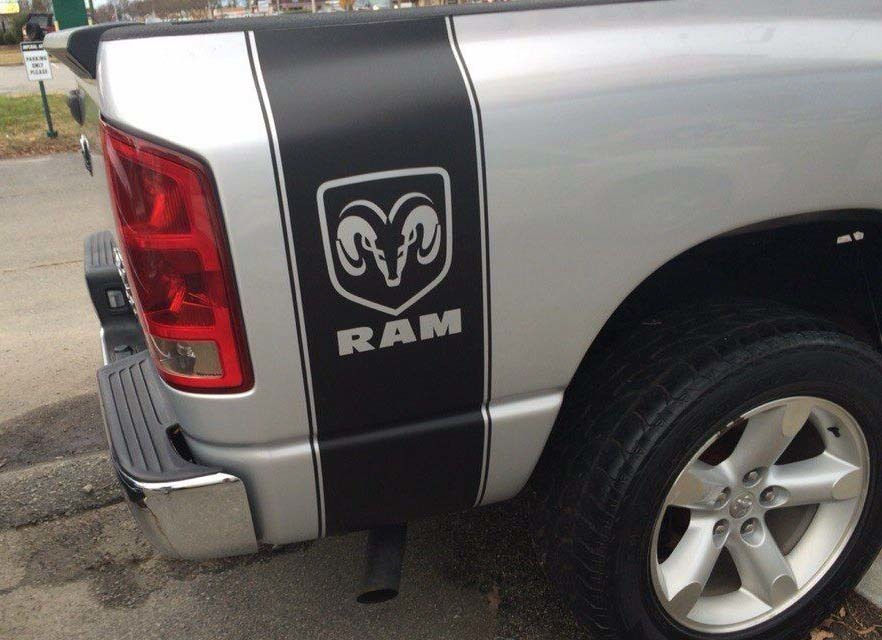 Dodge Ram 1500 2500 3500 Bed Stripe Vinyl Decal Sticker 7