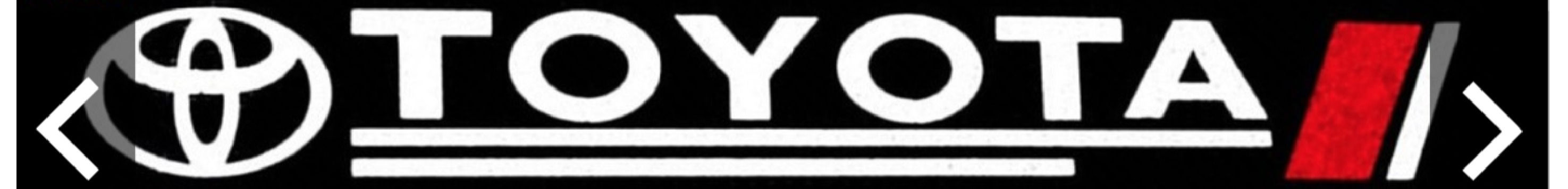 Toyota Windshield Decal Sticker