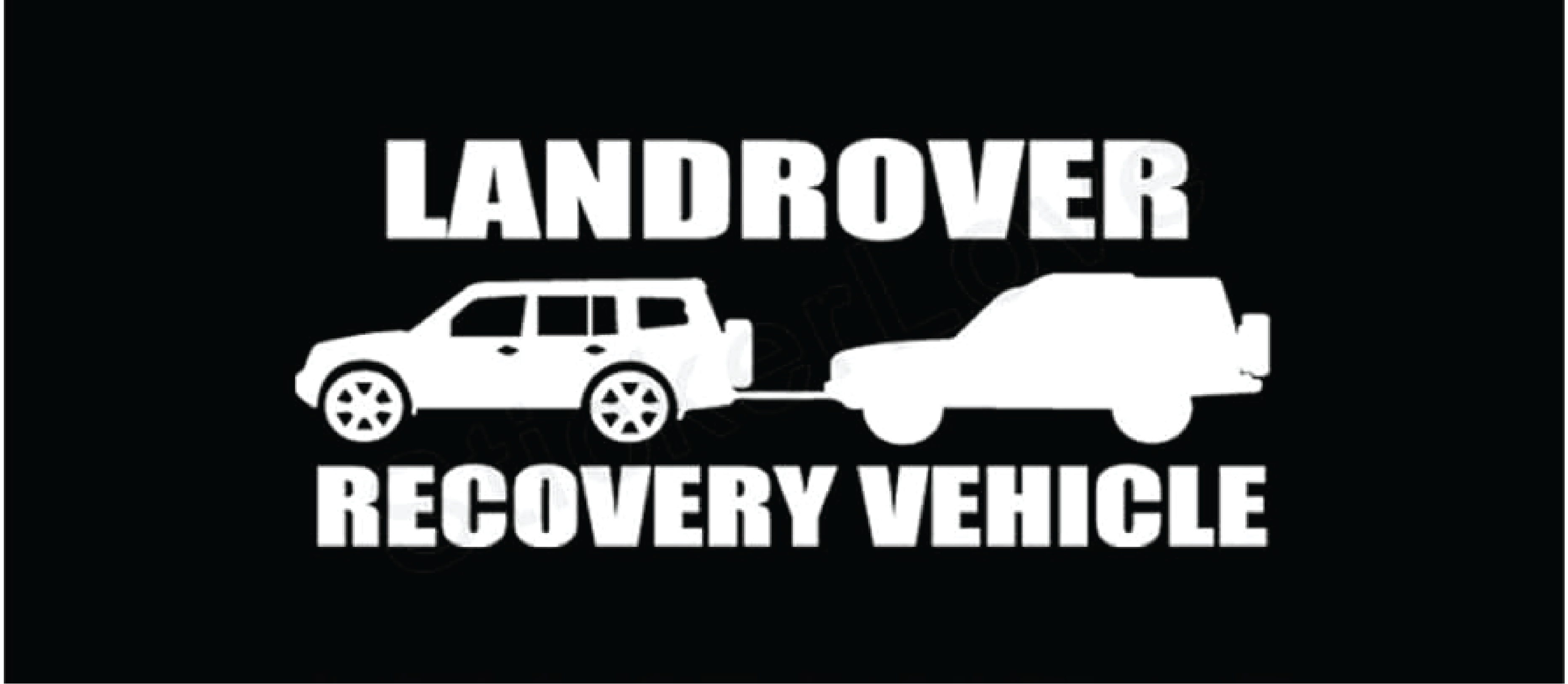 Land Rover Recovery Vehicle Vinyl Decal Sticker 9