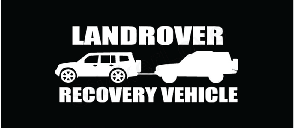 Land Rover Recovery Vehicle Vinyl Decal Sticker 9