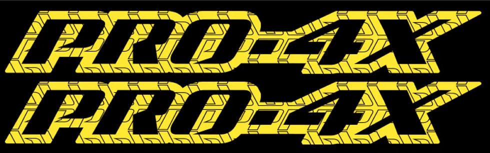 Thumbnail: NISSAN FRONTIER / TITAN -  PRO-4X 2x Side Rocker Decal Sticker