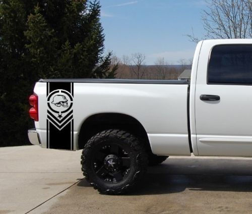 Metal Mulisha Truck Bed Stripes Vinyl Decal Sticker 105