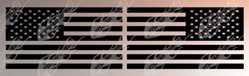 American Flag Vinyl Decal Window Stickers Fits Nissan Armada 2017-2023