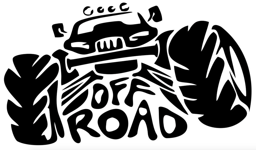 Monster Truck 4x4 Off Road Decal Sticker 349 (add text)