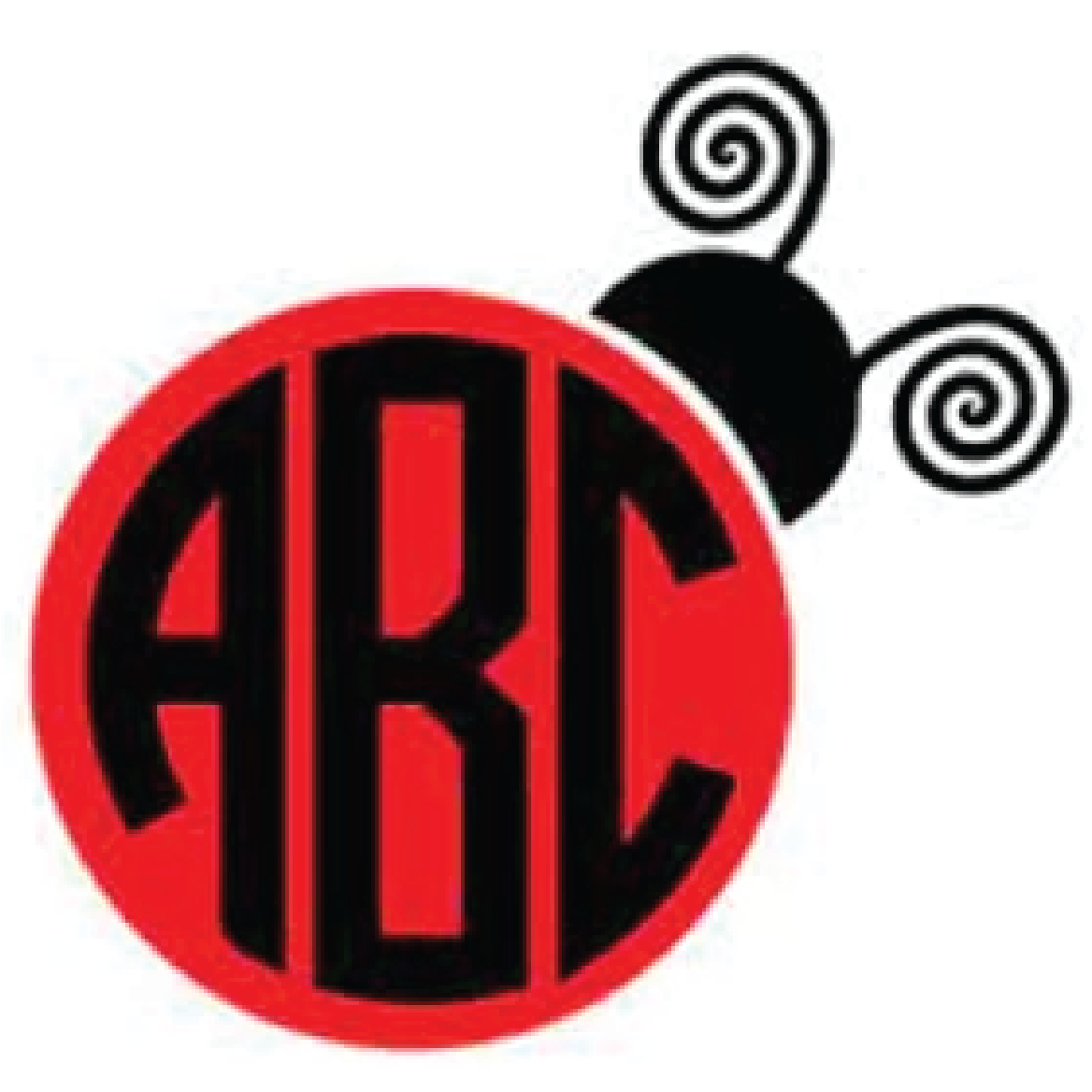 Ladybug Monogram Decal Sticker 5
