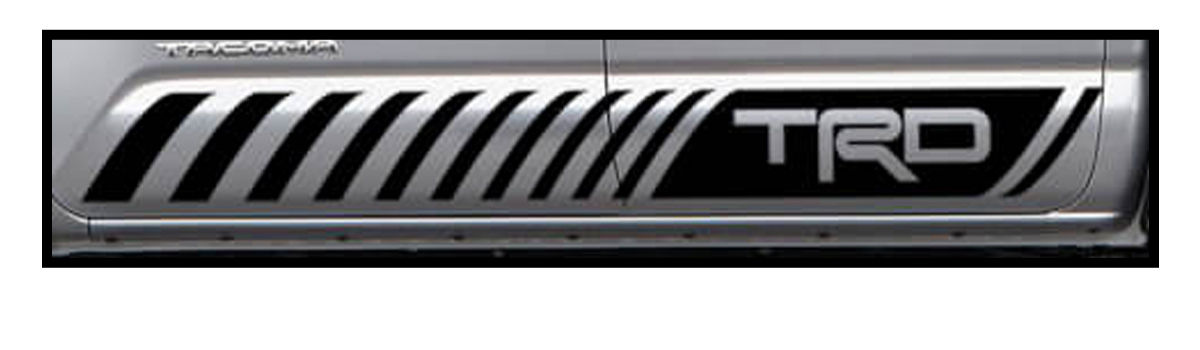 TRD Toyota Tacoma Rocker Panel Stripe Vinyl Decal Sticker 109