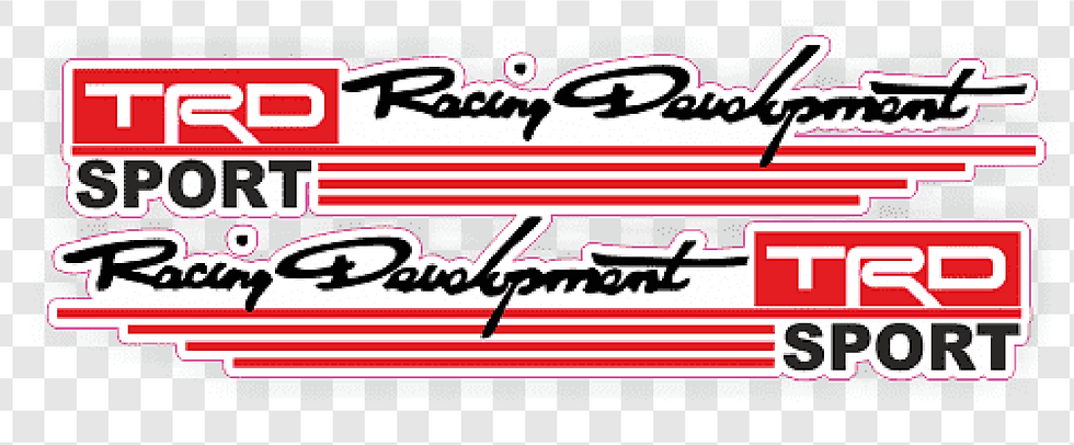 TRD Sport Toyota Racing Development Decal Sticker