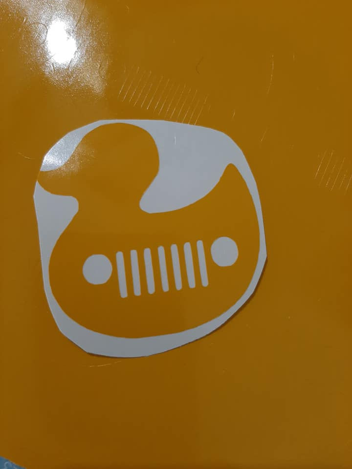 Jeep duck Decal Sticker 4