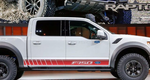 Ford Raptor F150 Rocker Panel Stripe Decal Sticker 25 | ANYStickerUWant.com