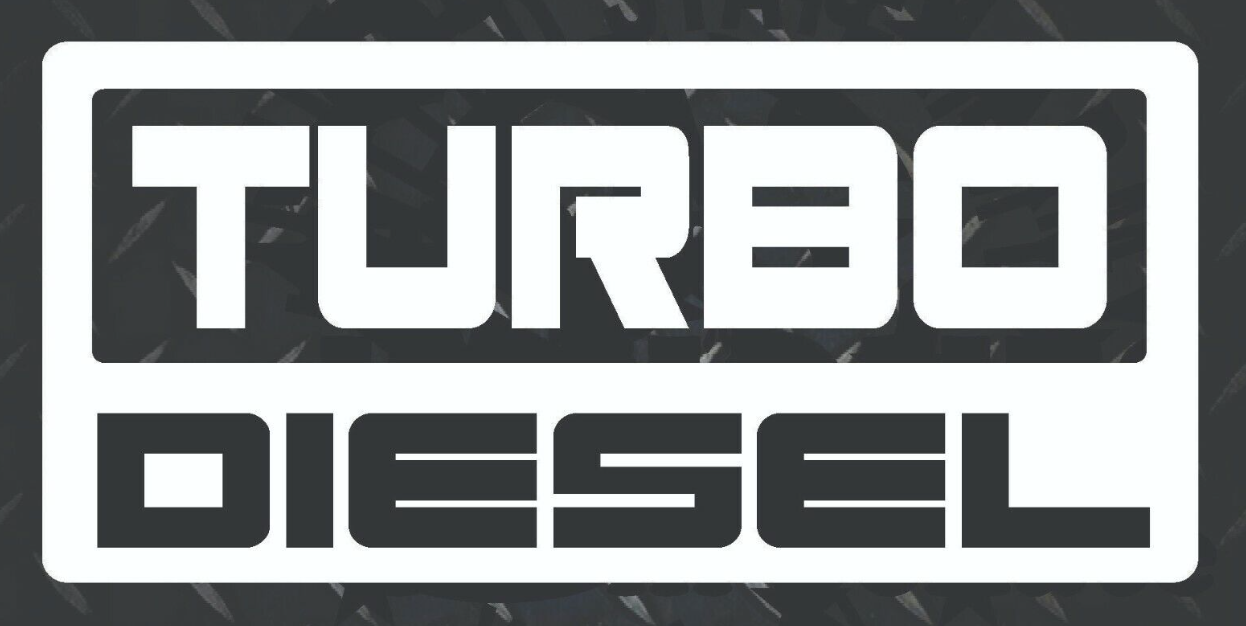 Turbo Diesel Decal Sticker 8