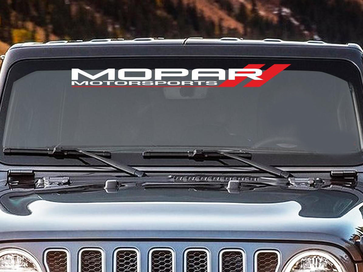 Mopar Motorsports Windshield Decal Sticker