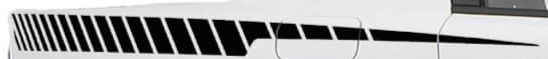 Dodge Challenger Charger Rear Fender Razor Stripes Decal Sticker