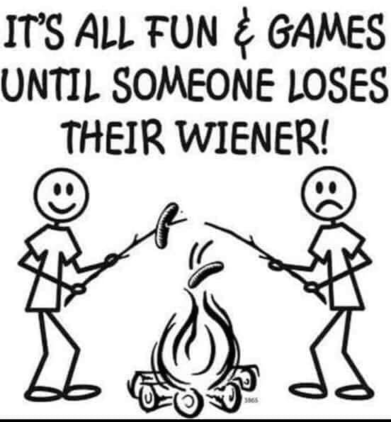 It's All Fun and Games Until Someone Loses a Weiner Decal Sticker