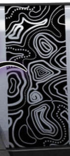 Jeep Wrangler Gladiator Topographic Bed Stripes Decal Sticker 537