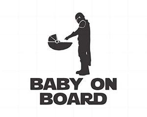 STAR WARS BABY ON BOARD Decal Sticker 5