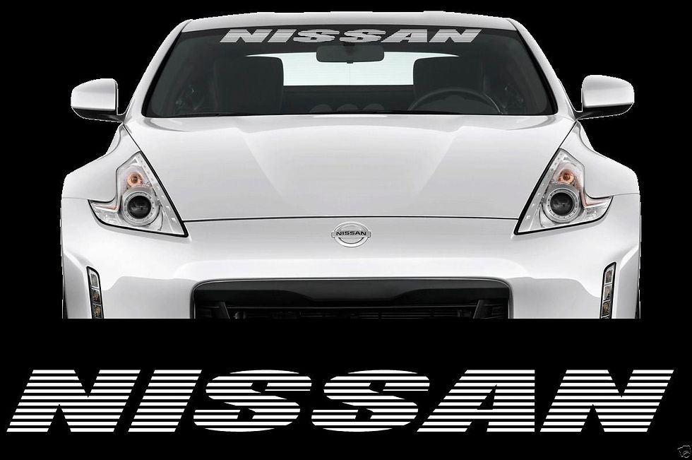 Nissan Windshield Vinyl Decal Sticker 2