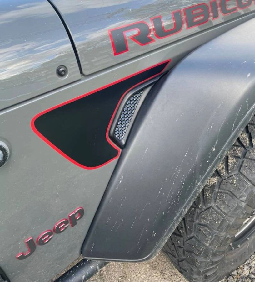 Thumbnail: 2 Color Jeep Wrangler Gladiator American Blackout Fender Vent Decal 359