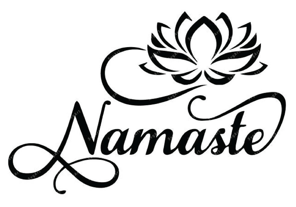 Thumbnail: Boho Namaste Lotus Decal Sticker