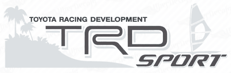 TRD Sport Sailing Edition Decal Sticker