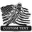 Thumbnail: Custom Biker Motorcycle Decal Sticker 52 (add text or names)