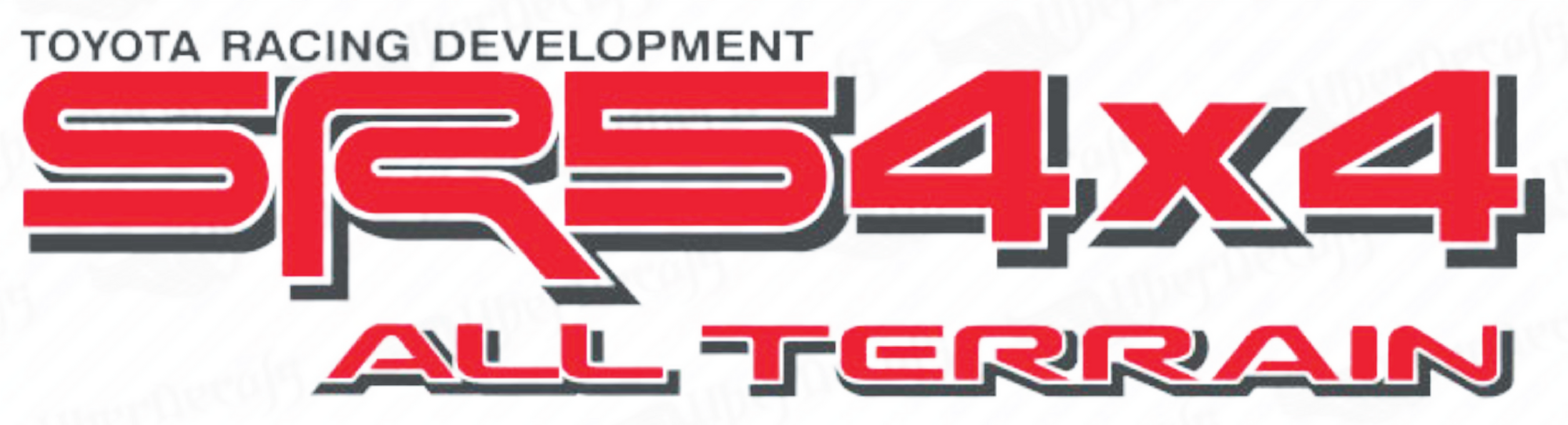 SR5 4x4 All Terrain Decal Sticker 2