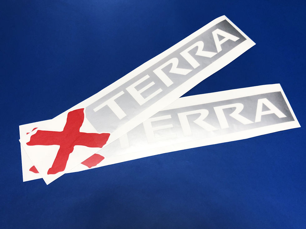Thumbnail: Nissan X Terra Logos Vinyl Decal Sticker