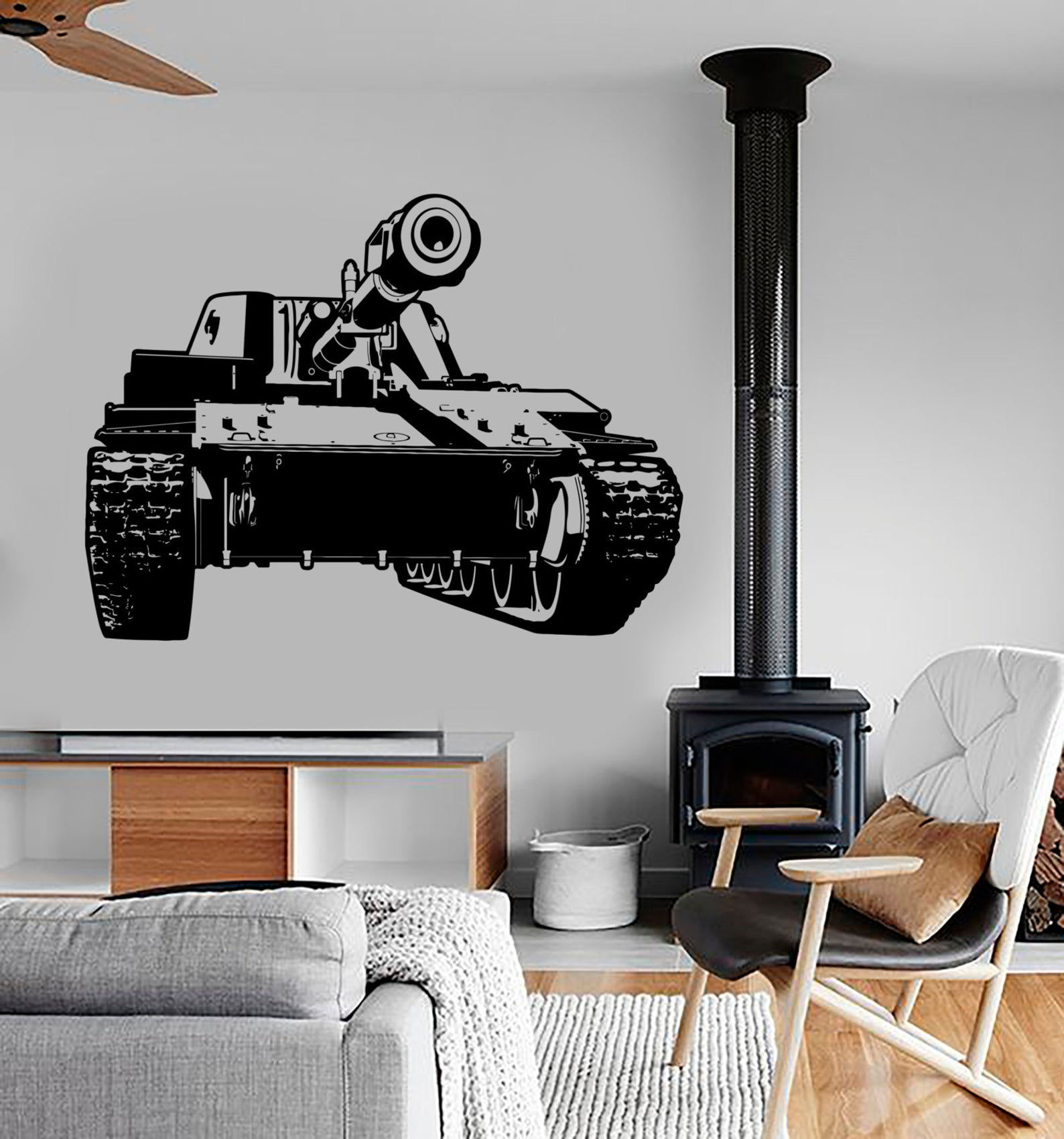 Military Tank Vinyl Decal Sticker