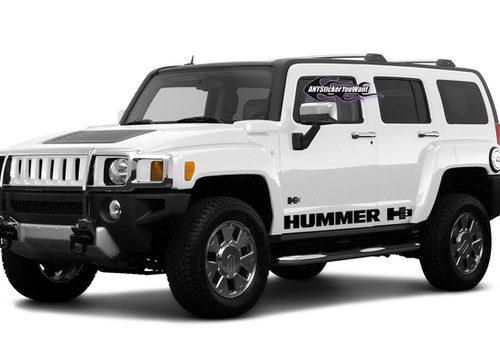 GM Hummer H3 Rocker Panel Vinyl Sticker Decal 18 | ANYStickerUWant.com