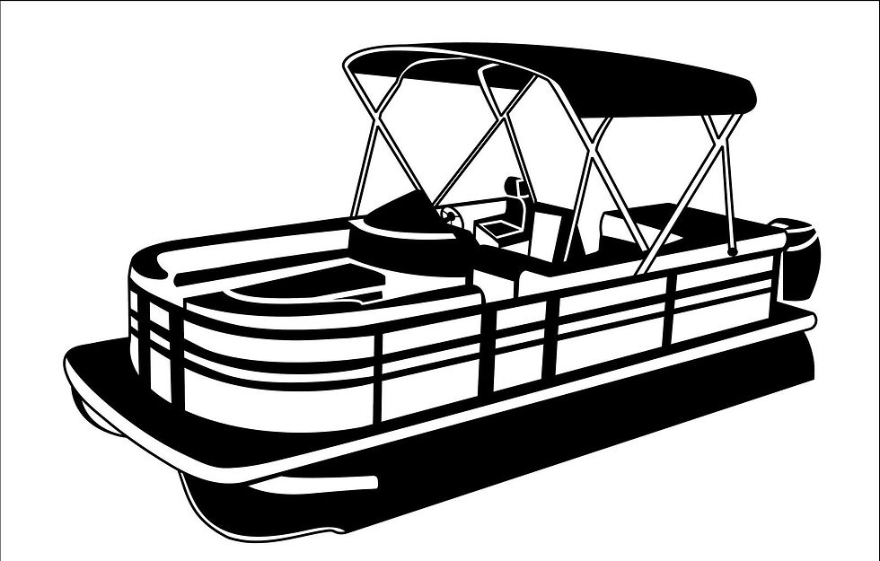 Thumbnail: Pontoon Decal Sticker 10 (add text)