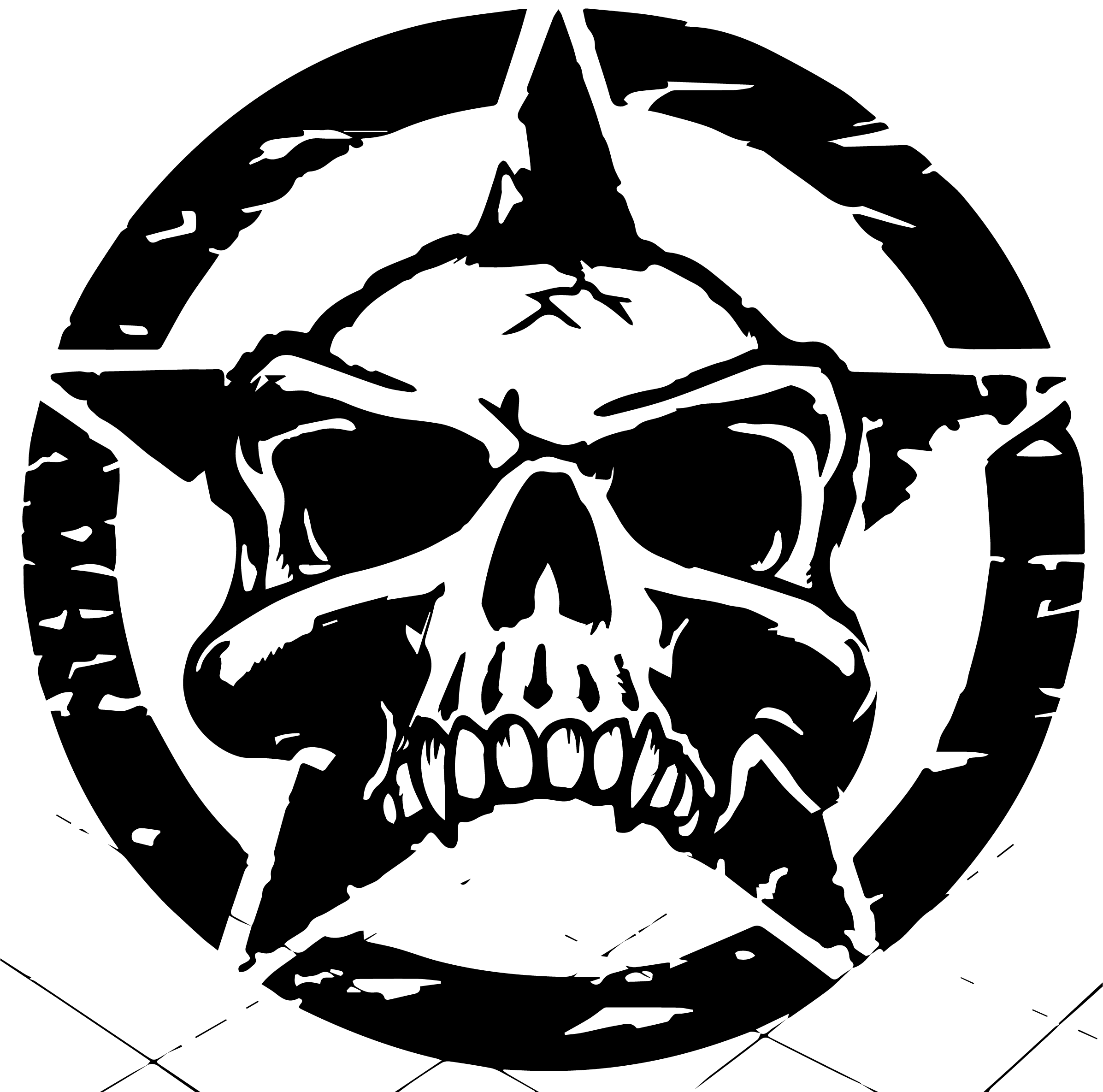 Willys Skull Decal Sticker 3