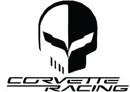 Chevy Cherolet Corvette Racing Jake Skull Vinyl Decal Sticker 24