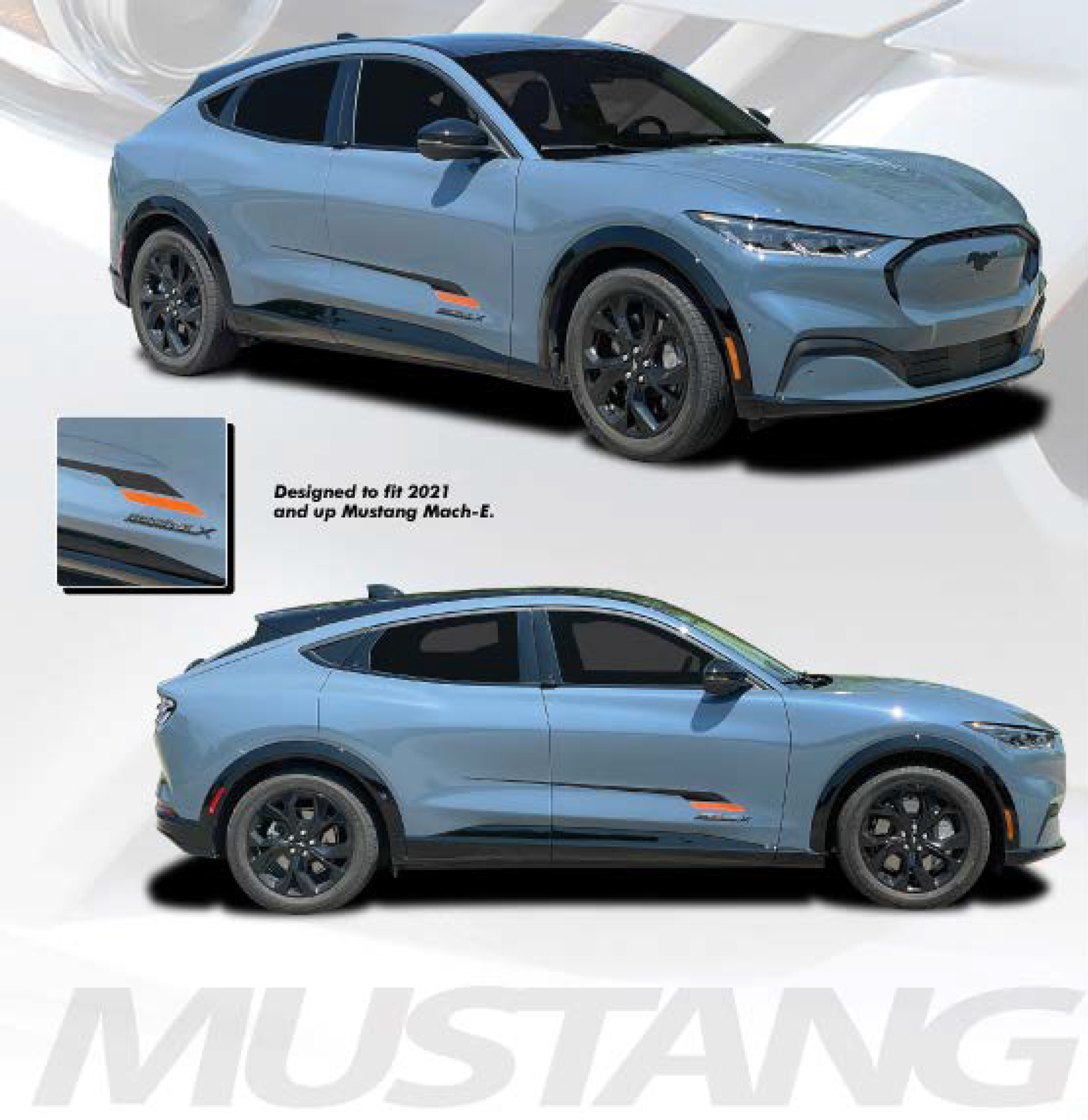 Ford Mustang LOW VOLTAGE 2 Vinyl Decal Sticker