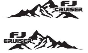 TRD Toyota FJ Cruiser Mountain Vinyl Decal Sticker 37