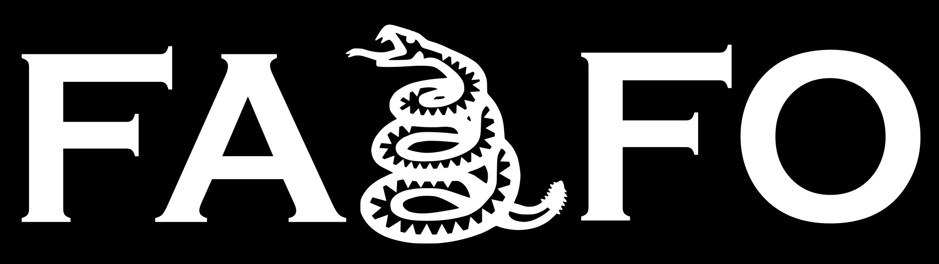 Fuck Around and Find Out FAFO Don't Tread on Me Snake Vinyl Decal Sticker 14