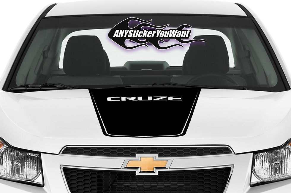 Chevy Chevrolet Cruze Hood Stripe Decal Sticker