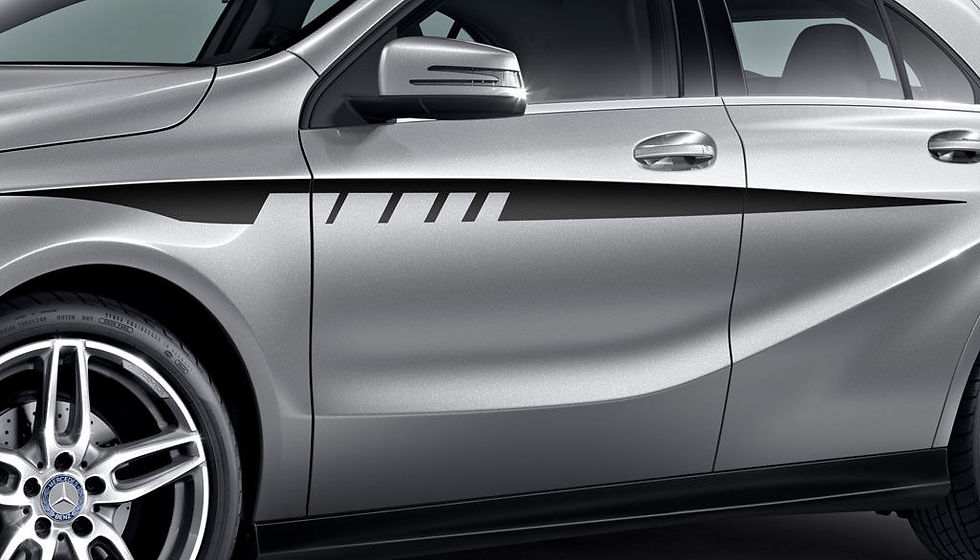 Thumbnail: Universal Mercedes-Benz A-Class Stripe Vinyl Decal Sticker 60