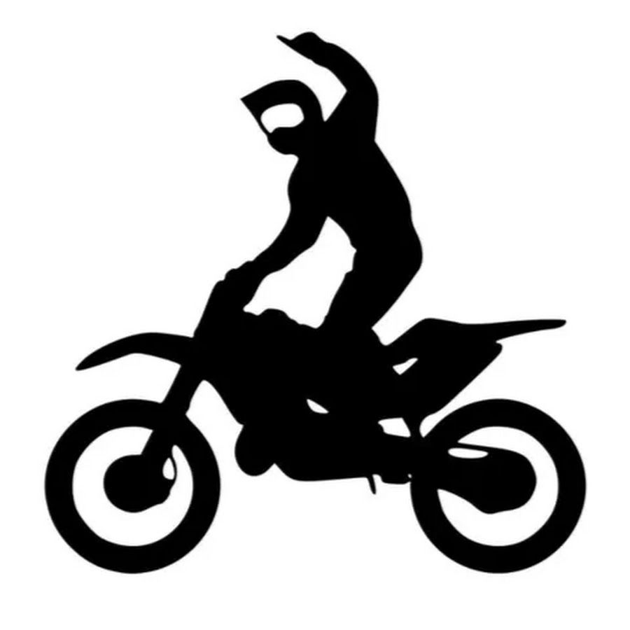 Motocross Motorcycle Biker Decal Sticker (add text)