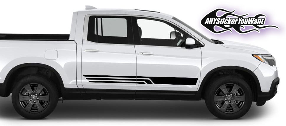 Honda Ridgeline 3 Panel Rocker Decal Sticker