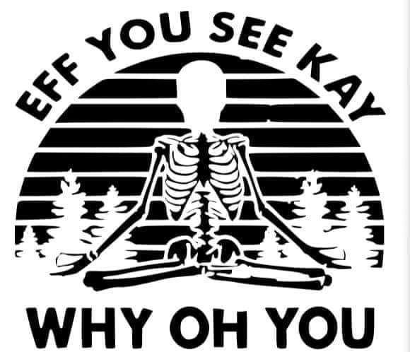 Eff you see Kay why oh you Decal Sticker