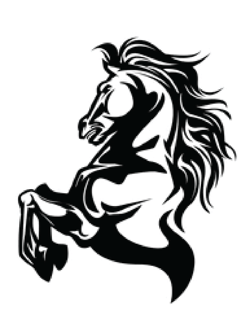 Horse Rearing Up Decal Sticker Kit 2
