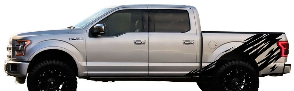 Universal Rear Truck Bed Splash Decal Sticker 113