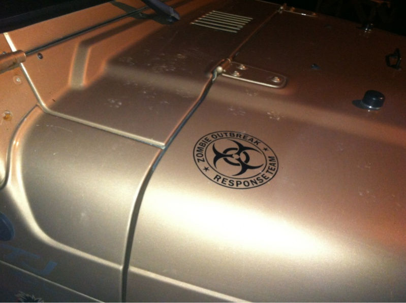 Zombie Outbreak Response Team Decal Sticker 64